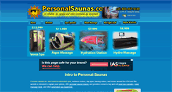 Desktop Screenshot of personalsaunas.com